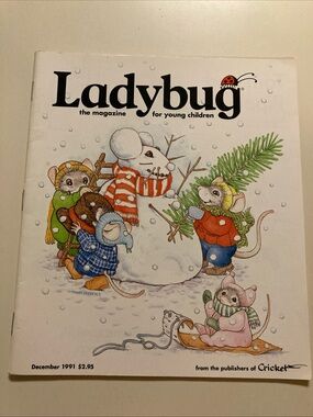 Ladybug: the Magazine for young children December 1991. Single Issue Magazine